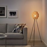 IKEA SINNERLIG yer lambası bambu - 30501213