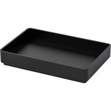 IKEA Siyah Banyo Düzenleyici Aksesuar PP Plastik Tepsi 10X15CM Temizleme Kolaylığı