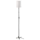 IKEA Siyah Beyaz Minimalist Yer Lambası, 150 cm, E27 Duy Tipi