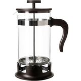 IKEA Siyah Cam French Press 1lt Isıya Dayanıklı Cam ve Paslanmaz Çelik Özellikli