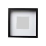IKEA Siyah Çerçeve, 25x25 cm, Paspartulu, Duvar ve Masa Üstü Kullanıma Uygun
