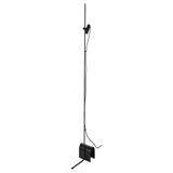 IKEA Siyah Dekoratif Yer ve Okuma Lambası, 153 cm, E27 Duy Tipi