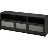 IKEA Siyah Fonksiyonel Tv Ünitesi 216X41X54 cm