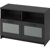 IKEA Siyah Kullanışlı Tv Ünitesi 120X53 cm