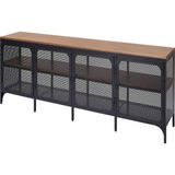 IKEA Siyah Pratik Tv Ünitesi 198X45X54 cm