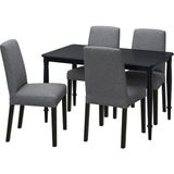 IKEA Siyah Sağlam Yemek Masası - Mutfak Masası Takımı