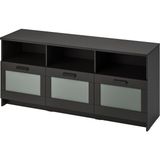 IKEA Siyah Şık Tv Ünitesi 180X53 cm