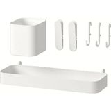 IKEA Skadis 7'li Pano Aksesuar Seti Çelik Raf ve Kanca ile Düzenleme Çözümü