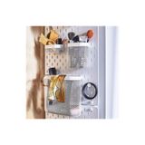 IKEA Skadis Çok Amaçlı Pano Parçası, 3'lü Set, Beyaz, Saklama Sepeti
