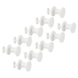 Ikea SKADIS mini plastik itme kancası (SKADIS pegboard için uygundur), beyaz, 19 mm, 205.198.88-10'lu paket