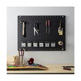 IKEA Skadıs Siyah Çok Amaçlı Pano Pegboard 76X56 cm Pratik Kullanım için 1 Adet - 50 x 70 - Mantar Pano