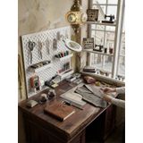 Ikea Skadis Uyumlu Beyaz Delikli Pano Duvar Organizeri Farklı Ebatlar 76 x 56 CM