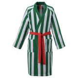 IKEA SKOGSSALLAT bornoz yeşil-beyaz-çizgili - 80611394