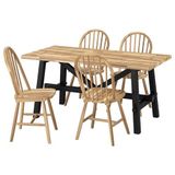 IKEA SKOGSTA mutfak masası takımı akasya - 29608781