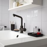 IKEA SKOGSVIKEN banyo tepsisi siyah