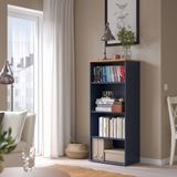 IKEA SKRUVBY kitaplık mavi-siyah - 20520354