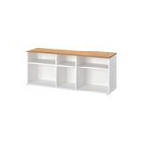 IKEA Skruvby Tv Sehpası, Beyaz Renk Meridyendukkan 156X38X60 Cm, Televizyon Ünitesi