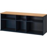 IKEA Skruvby Tv Sehpası Mavi Siyah 156 x 38 x 60 cm