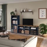 IKEA SKRUVBY tv ünitesi mavi-siyah - 89494606