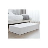 IKEA SKUBB 90x53x19 cm Saklama Düzenleme Kutusu, Beyaz, Yatak Altı Saklama Çantası