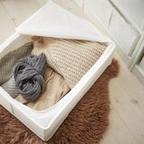 IKEA Skubb Beyaz 44x55x19 cm Saklama Kutusu