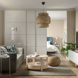 IKEA SKYTTA/FARVIK gömme dolap için sürgü kapak beyaz-cam - 09477917
