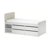IKEA SLAKT tek kişilik karyola beyaz - 69612045