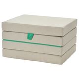 IKEA SLAKT yataklı puf bej-yeşil - 00590357