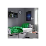 IKEA SLAKT/LURÖY, tek kişilik baza, beyaz, 90x200 cm