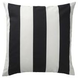 IKEA SLANHÖSTMAL kırlent kılıfı siyah-beyaz - 90599631