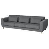 IKEA SLATORP 3'lü kanepe hakebo koyu gri - 20594383