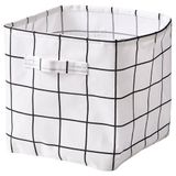 IKEA SLATTERVALL sepet siyah-beyaz - 10603496