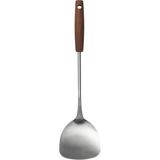 IKEA SLITSTARK spatula, paslanmaz çelik-ceviz, 37 cm