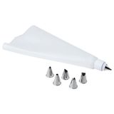 IKEA SMAKSAM krema torbası seti beyaz-paslanmaz çelik - 90559767