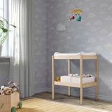 IKEA Sniglar Kayın Görünümlü 72x53 cm Alt Değiştirme Masası