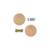 IKEA Soaré Amerikan Servis, Su Sümbülü, 37 cm (2 Adet) - 37 x 37 cm - Ahşap