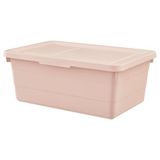 IKEA SOCKERBIT kapaklı kutu pembe - 70444683