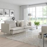 IKEA SÖDERHAMN 3'lü kanepe viarp Bej-kahverengi - 69305697