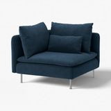 IKEA SÖDERHAMN köşe koltuk kelinge koyu mavi - 09621726