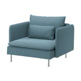 IKEA SÖDERHAMN tekli koltuk fridtuna koyu gri-mavi - 39622201