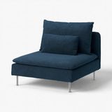 IKEA SÖDERHAMN tekli koltuk kelinge koyu mavi - 89621591