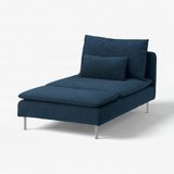 IKEA SÖDERHAMN uzanma koltuğu kelinge koyu mavi - 39621701