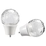 IKEA SOLBLOMMOSSA perde çubuğu topuzu beyaz-cam - 80620039
