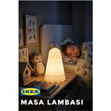 Ikea Solbo Çocuk Masa Gece Lambası Ledli Pilli Beyaz 14 Cm