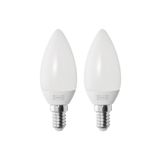IKEA Solhetta 2 Adet E14 İnce Duy Sıcak Beyaz Led Ampul 250 Lümen