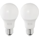 Ikea Solhettaled Ampul E27 Işık Rengi Sıcak Beyaz (2700 Kelvin) 470 Lm 2 Adet 50591482 - Doğal Beyaz