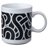 IKEA SÖTRÖNN kupa siyah-beyaz - 20571541