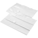 IKEA Spantad Vakumlu Hurç Açık Gri Plastik Malzeme Dikdörtgen Kilitli Kapak 67X100 cm 2 Adet