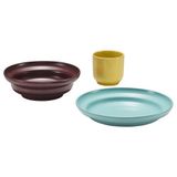 IKEA SPJUTLILJA yemek takımı karışık renkler - 10613730