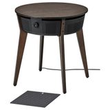 IKEA STARKVIND hava temizleyicili sehpa meşe kaplama-koyu kahve - 39444218